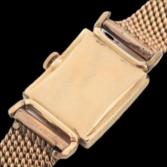 Vintage Lord Elgin Articulated Lugs Men\'s Mechanical Wristwatch 559 USA 14k GF